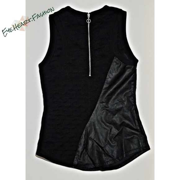 RACHEL Rachel Roy Black Tank - Picture 2 of 7